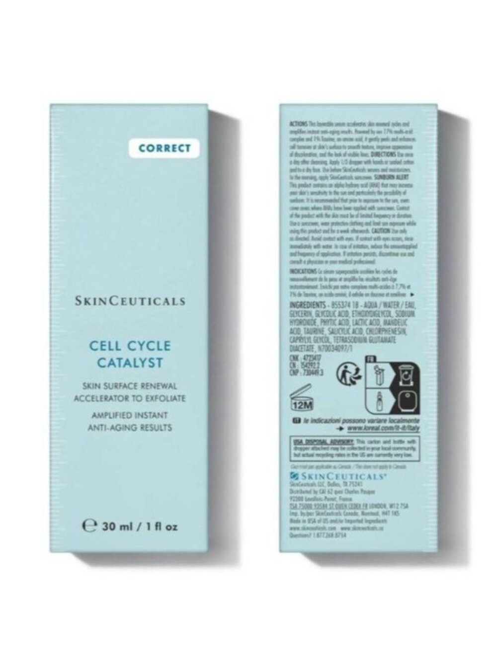 Skincare Skinceuticals Cell Cycle Catalyst 1 oz new